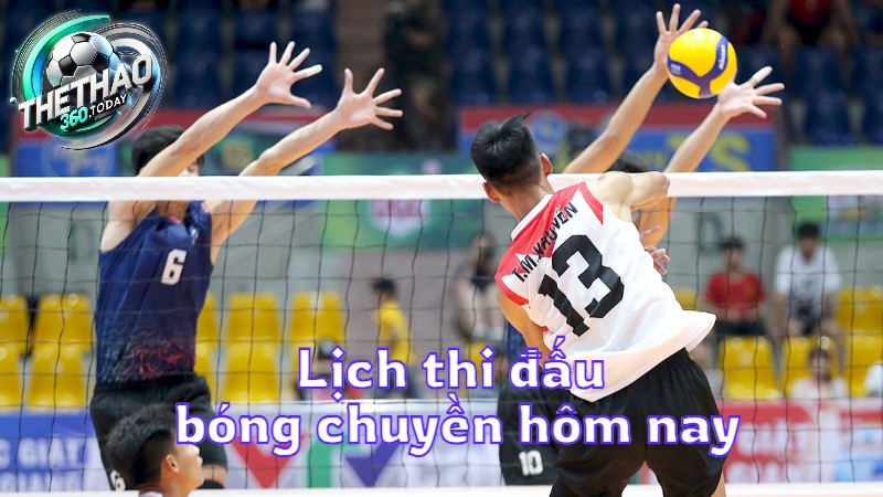 Lịch thi đấu bóng chuyền hôm nay tại thethao360.today